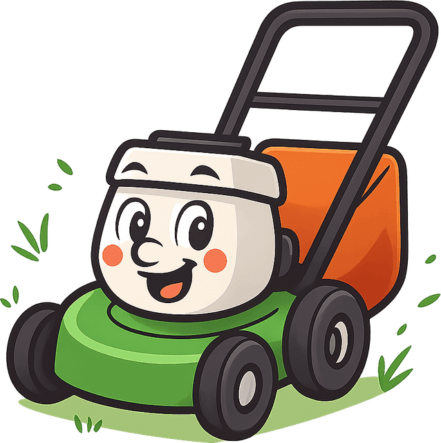 Moe, the lawnmower who brings the mailer